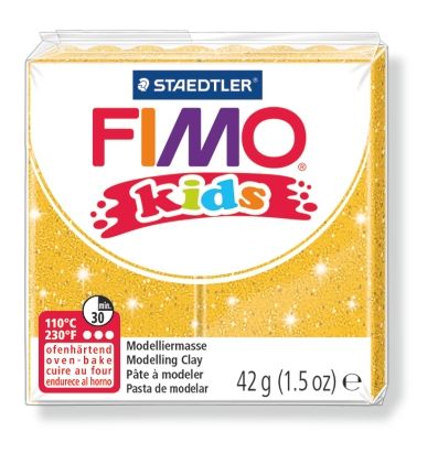 Полимерна глина Staedtler Fimo Kids,42g, злат. 112