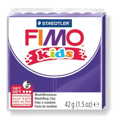 Полимерна глина Staedtler Fimo Kids,42g, лилав 6