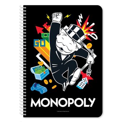 Тетрадка със спирала А4, 60л, Monopoly