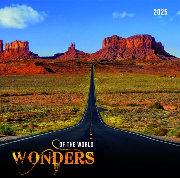 Стенен календар 12-л, 2024, Wonders of the World