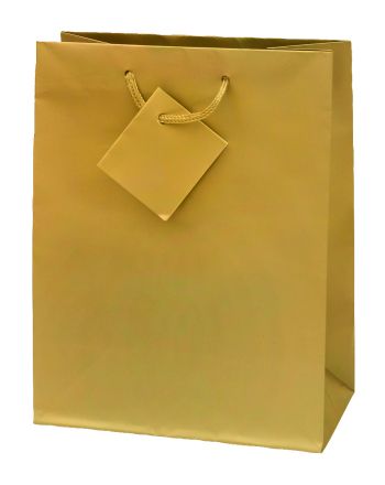 Подаръчна торбичка Mat Medium, златиста
