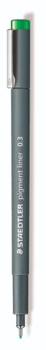 Тънкописец Staedtler Pigment Liner 308, 0.3, зелен