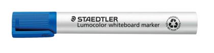 Маркер Staedtler Lumocolor 351 за бяла дъска, объл връх, син