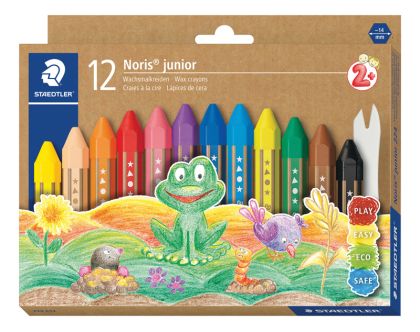 Пастели Staedtler Noris Junior 224, 12 цвята