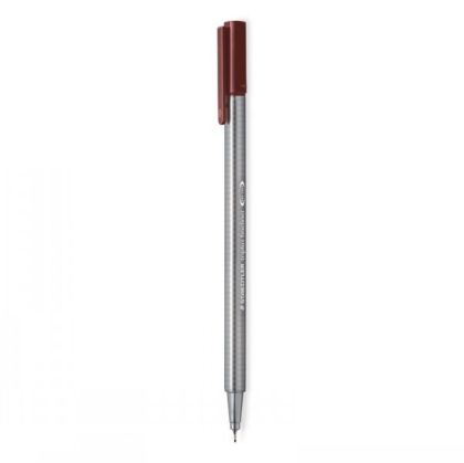 Тънкописец Staedtler Triplus 334, шоколад 75