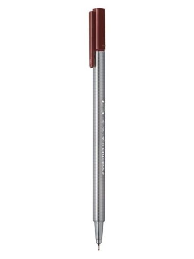 Тънкописец Staedtler Triplus 334, махагон 28