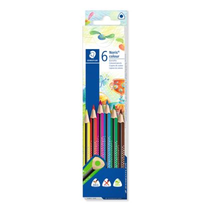 Цветни моливи Staedtler Noris Colour 187, 6 цвята