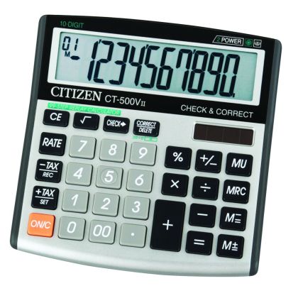 Калкулатор Citizen CT 500V, настолен, 10разреден