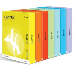 Копирен картон MaestroColor,А4,160g,оп250,наситВАР