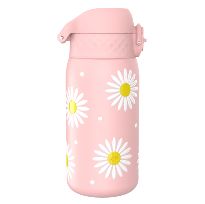 Бутилка за вода Ion8 Print, мет, 400ml, Daisies