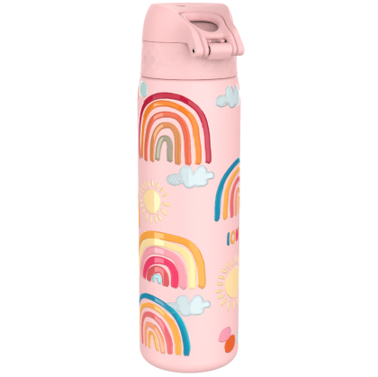 Бутилка за вода Ion8 Print, мет, 600ml, Rainbows