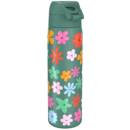 Бутилка за вода Ion8 Print, мет, 600ml, Floral