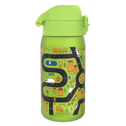 Бутилка за вода Ion8 Print, рец.пл, 350ml, Cars