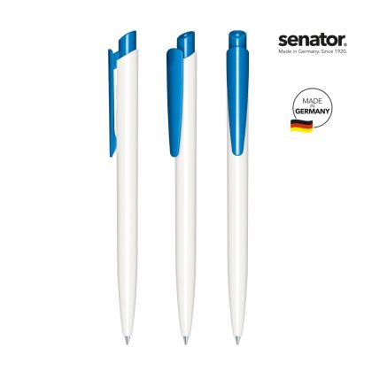 Химикалка Senator Dart Polished 2959, бял/син 2935