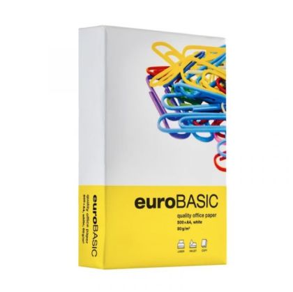 Копирна хартия Euro basic А4, 80 гр, оп.500