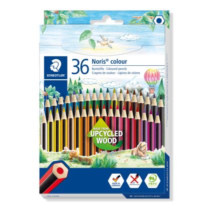 Цветни моливи Staedtler Noris Colour 185, 36 цвята