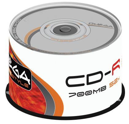 CD-R Omega Freestyle 700MB,80min,52x,опаковка 50 шпиндел