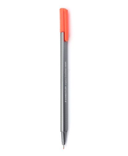 Тънкописец Staedtler Triplus 334, неон червен 201