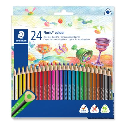 Цветни моливи Staedtler Noris Colour 187, 24 цвята