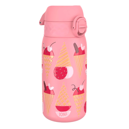 Бутилка за вода Ion8 Print, метална, 400ml, Ice Creams