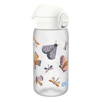 Бутилка за вода Ion8 Print, Recyclon, 350 ml, пеперуди