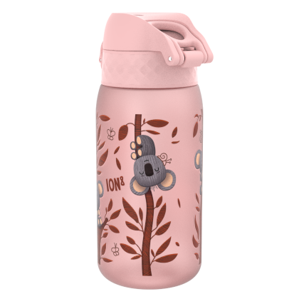 Бутилка за вода Ion8 Print, рециклирана пластмаса, 350ml, Koalas