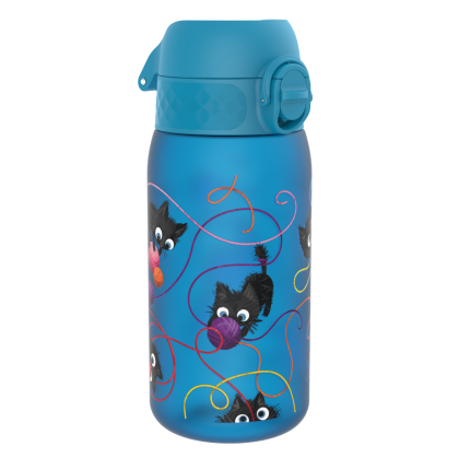 Бутилка за вода Ion8 Print, рециклирана пластмаса, 350ml, Cats