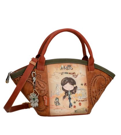 Чанта Anekke Piece&Love Camel, 41/19x19x13 cm