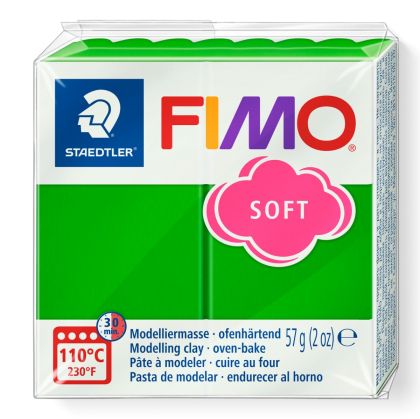 Полимерна глина Staedtler Fimo Soft, 57 g, тропическо зелен 53