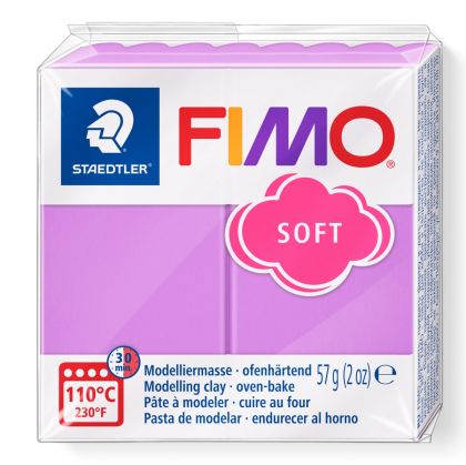 Полимерна глина Staedtler Fimo Soft, 57 g, лавандула 62