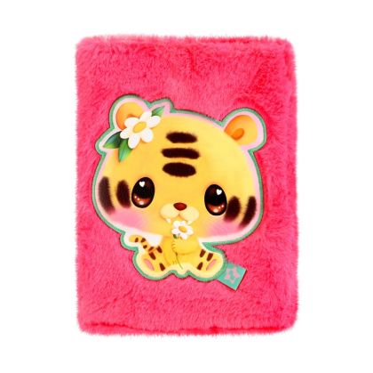 Бележник Bangoberry Tiggy Tiger, плюшен,192стр, ШР