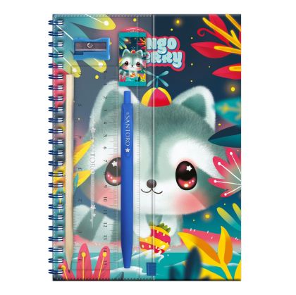 Комлект Bangoberry Stationery, 6 части, Remy Raccoon