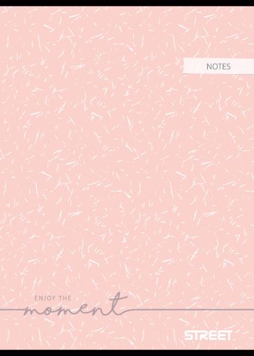 Тетрадка Street, А4, широки редове, 54л, Notes