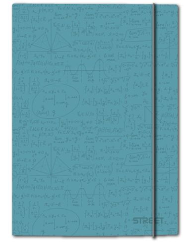 Папка с ластик Street Math A4, 1 cm