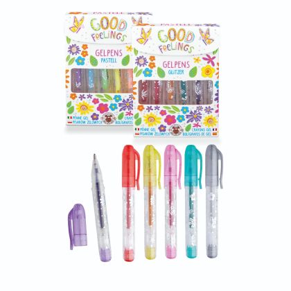 Мини гел химикалки Trendhaus Good Feelings, 6цвята