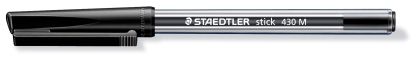 Химикалка Staedtler Stick 430 М, черна