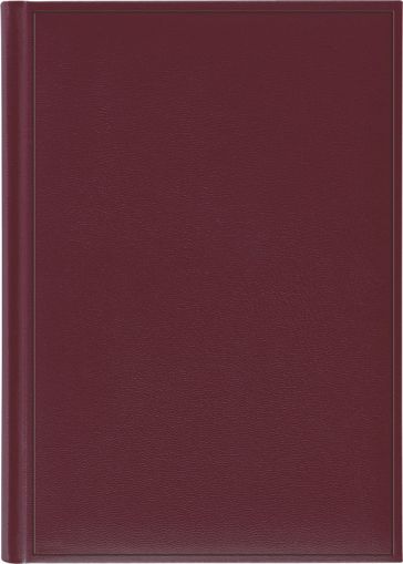 Календар-бележник Lediberg Balacron 894 А5, 2026, бордо