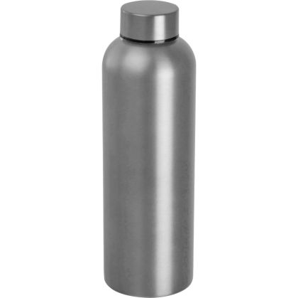Метална бутилка за вода, 700ml, сива