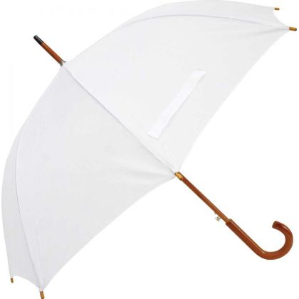 Автоматичен чадър Zeus, 105 cm, 8 секции, бял