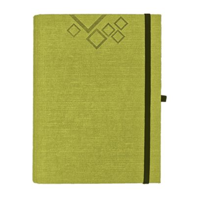 Бележник със скрита спирала Bamboa, без дати, зелен