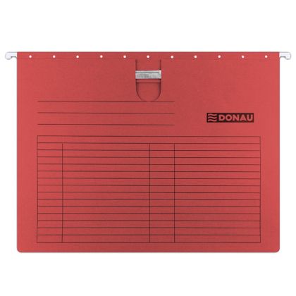 Висяща папка Donau L-форма, картон, червен