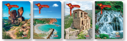 Тетрадка Deis A4, 80л, каре, спирала,нашата България2025