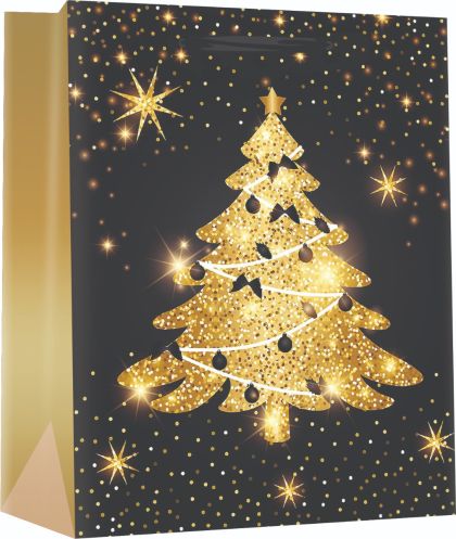 Подаръчна торбичка XMAS Large Deluxe, 75150, 26x32x12 cm