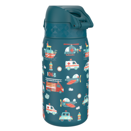 Бут. за вода Ion8 Print, метална, 400ml,Rescue Vehicle