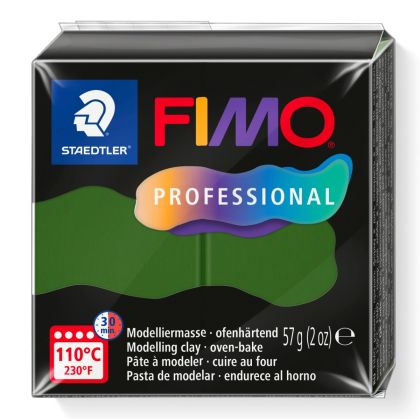 Полимерна глина Staedtler Fimo Profession,57g, ТЗЕЛЕН