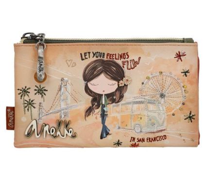 Портфейл Anekke Piece&Love Camel, 18х10х2см