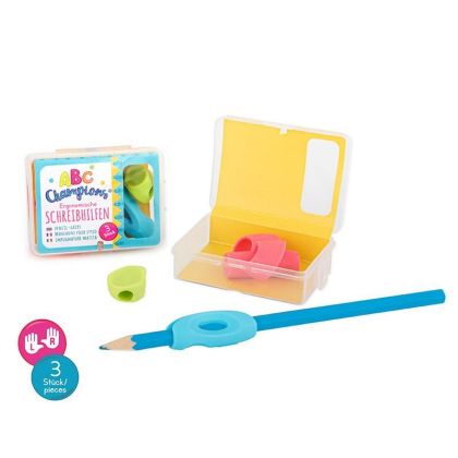 Ергономична приставка за писане ABC Champions, опаковка 3 броя