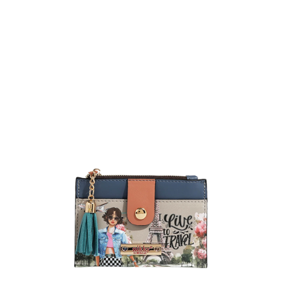 Калъф за карти Nikky 13.3х8.9х1.3cm,Live to travel