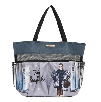 Чанта Nicole Lee, 30.5x16.5x26.5 cm, Snowflake