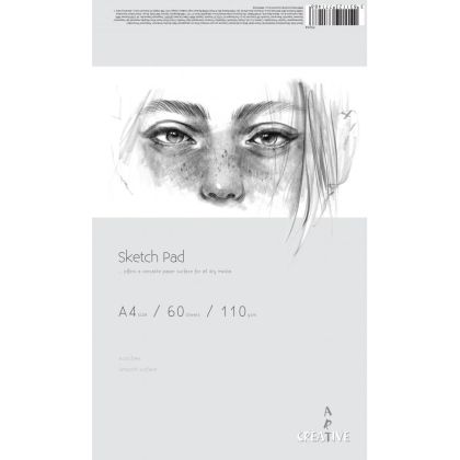 Скицник Sketch Pad А4, 110 g, 60 листа